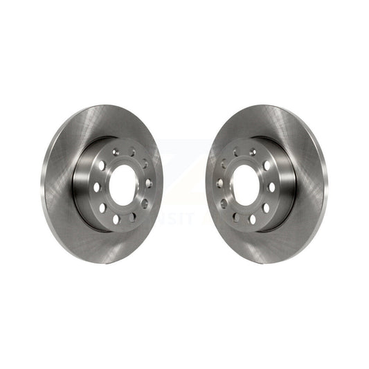 Disc Brake Rotors Rear Pair For Volkswagen Jetta Rabbit Golf Audi A3 Quattro