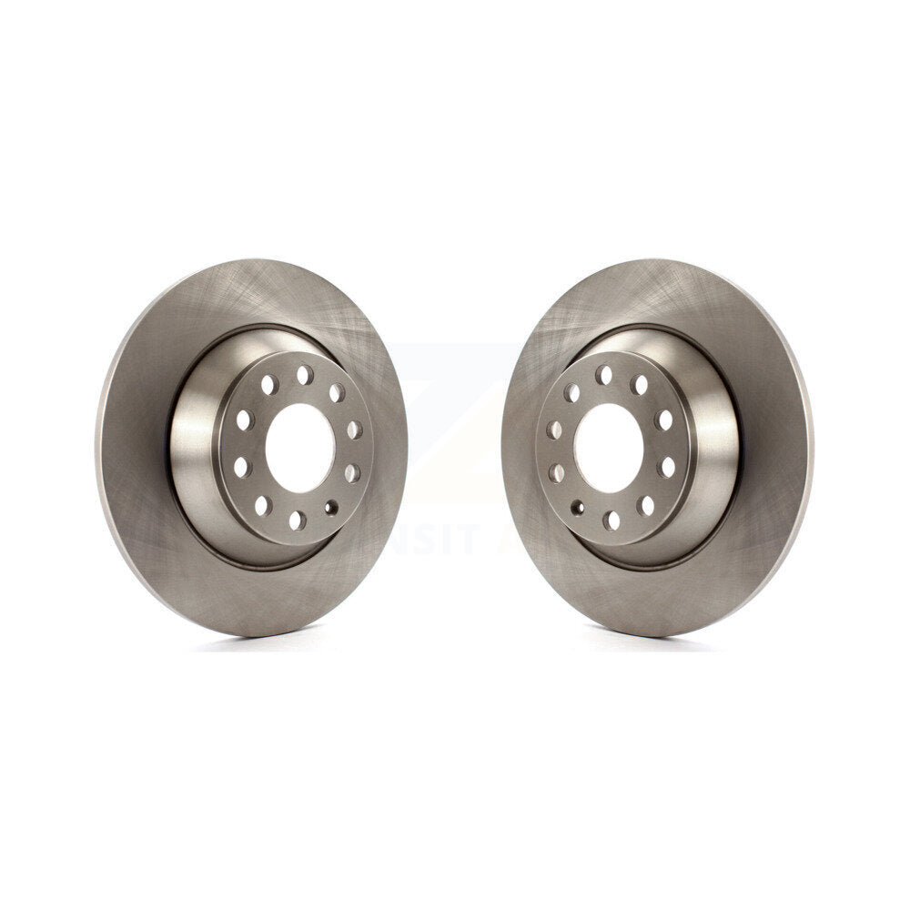 Disc Brake Rotors Rear Pair For Audi A6 Quattro With 302mm Diameter Rotor