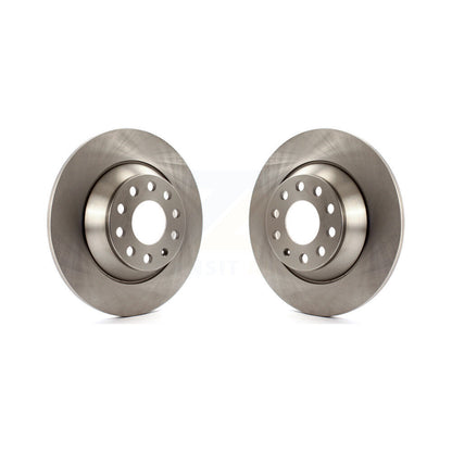 Disc Brake Rotors Rear Pair For Audi A6 Quattro With 302mm Diameter Rotor