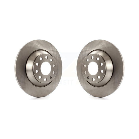 Disc Brake Rotors Rear Pair For Audi A6 Quattro With 302mm Diameter Rotor