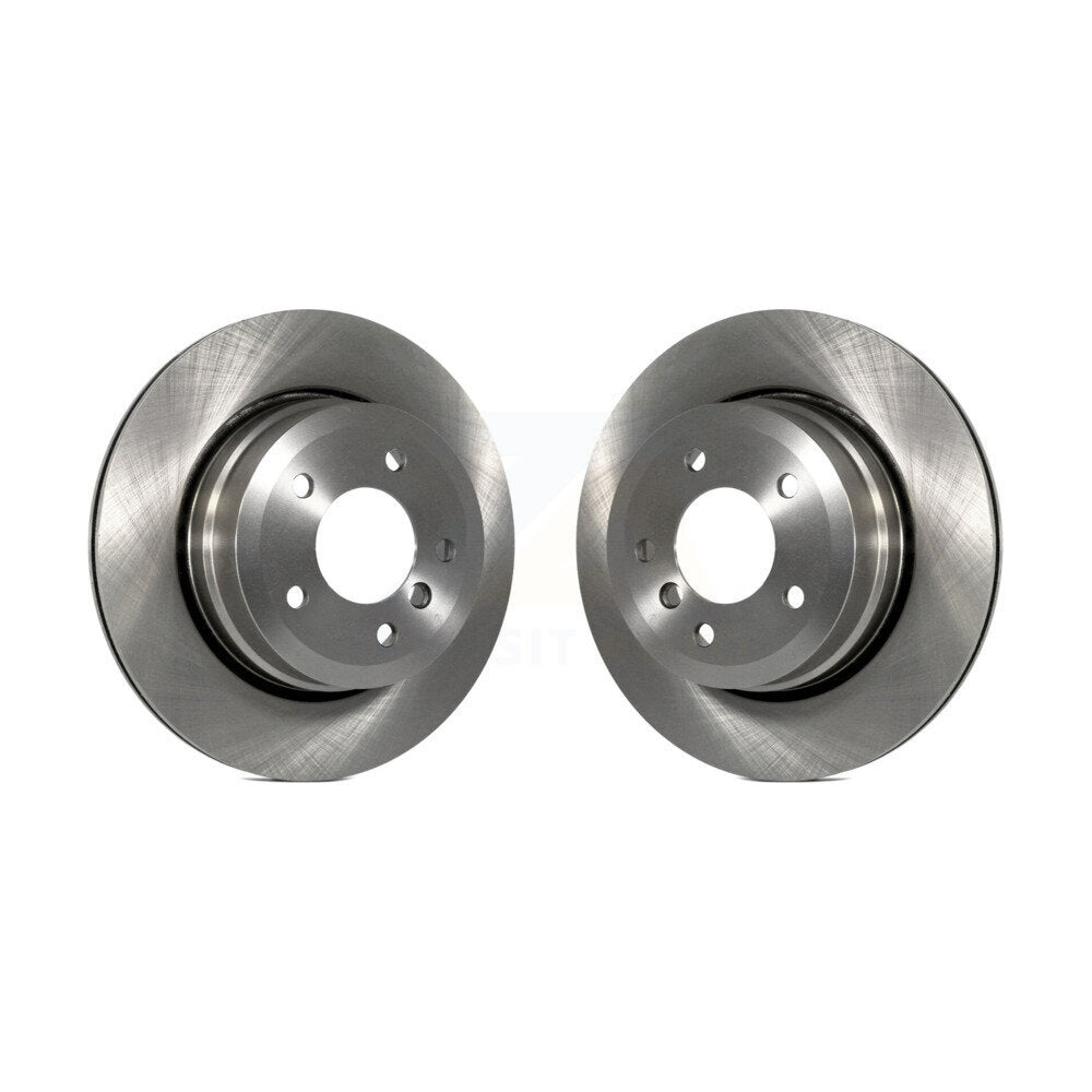 Disc Brake Rotors Rear Pair For BMW 530xi 528i xDrive 535i 535xi 528xi 525xi
