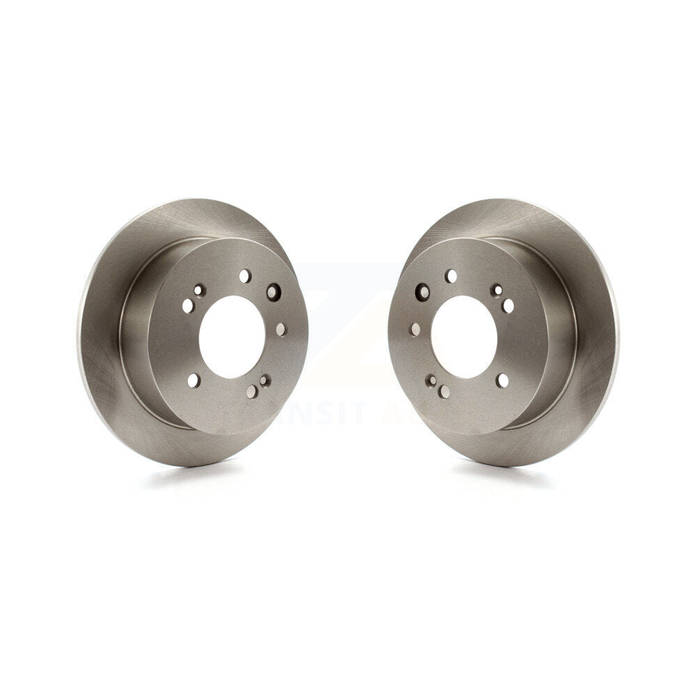 Disc Brake Rotors Rear Pair For Hyundai Elantra
