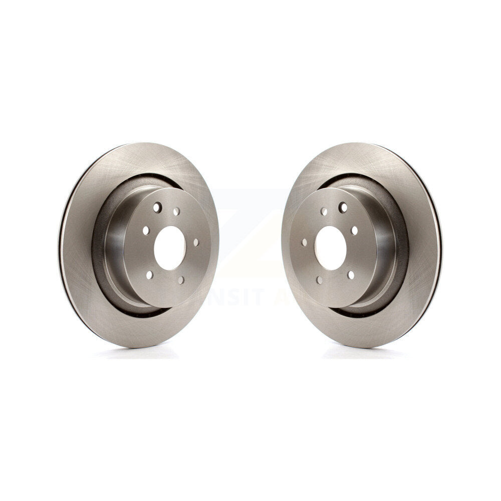 Disc Brake Rotors Rear Pair For INFINITI G37 G35 Q60