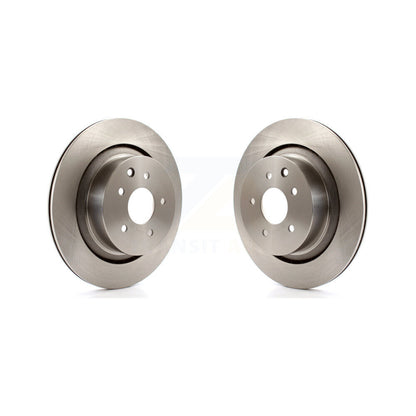 Disc Brake Rotors Rear Pair For INFINITI G37 G35 Q60