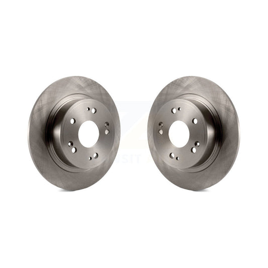 Disc Brake Rotors Rear Pair For Honda Accord HR-V Acura ILX TSX