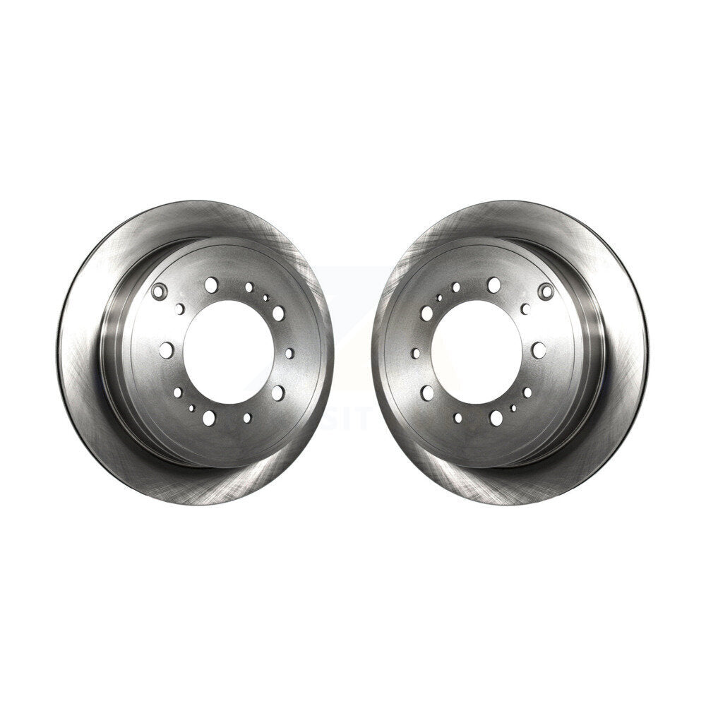 Disc Brake Rotors Rear Pair For Toyota Tundra Sequoia Lexus LX570 Land Cruiser
