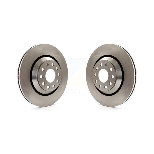 Brake Rotor Rear Pair For Volkswagen Atlas Audi Q3 GTI Cross Sport Golf R Passat