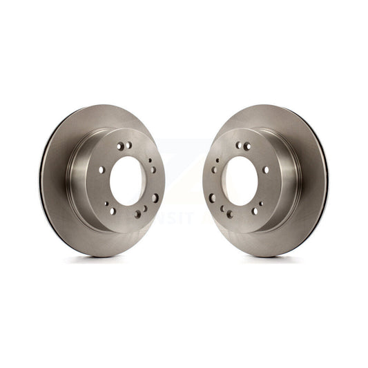 Disc Brake Rotors Rear Pair For 2007-2009 Kia Sorento