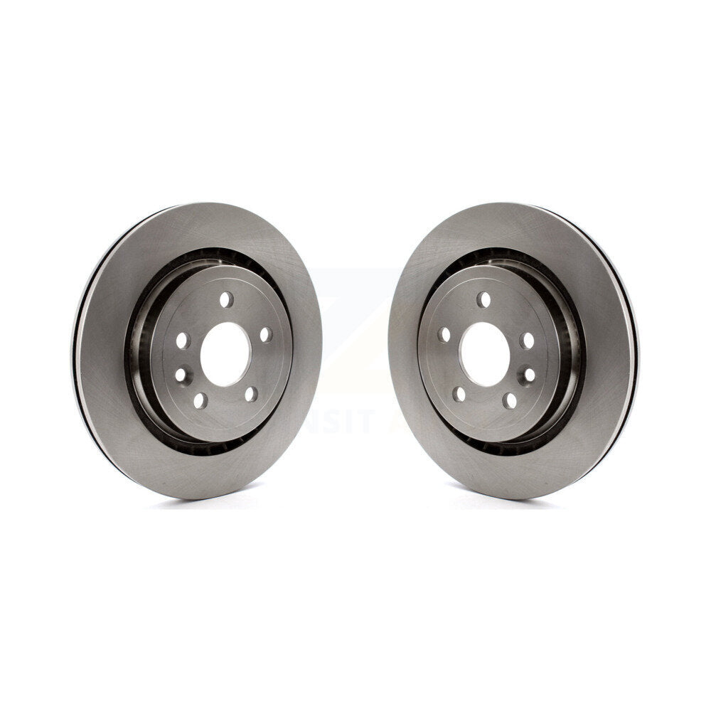 Disc Brake Rotors Rear Pair For Volvo XC70 S60 V60 S80 V70