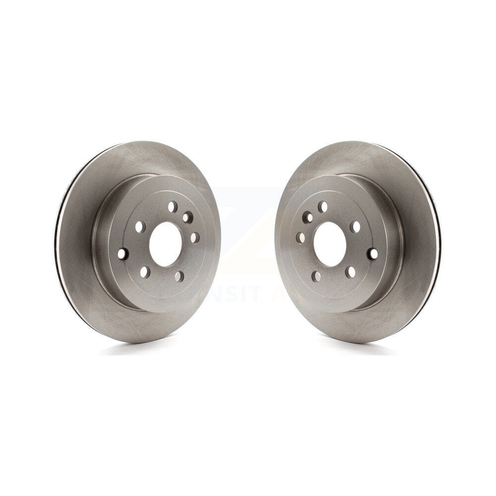 Disc Brake Rotors Rear Pair For 2008-2012 Land Rover LR2