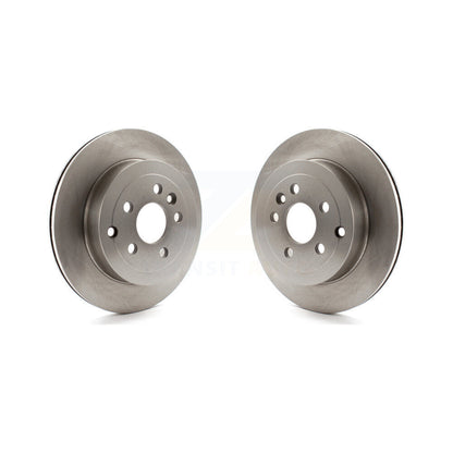 Disc Brake Rotors Rear Pair For 2008-2012 Land Rover LR2