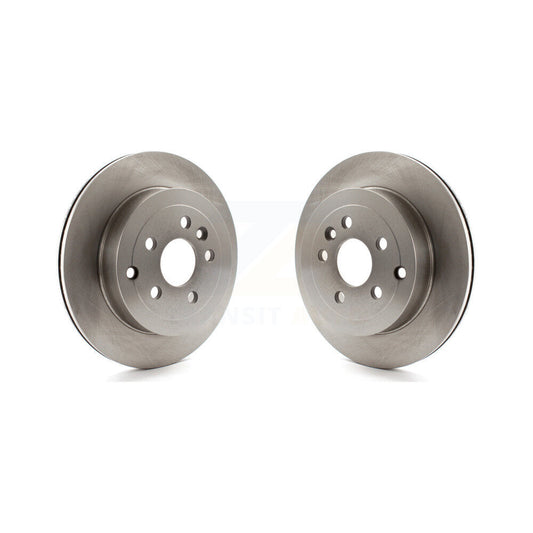 Disc Brake Rotors Rear Pair For 2008-2012 Land Rover LR2