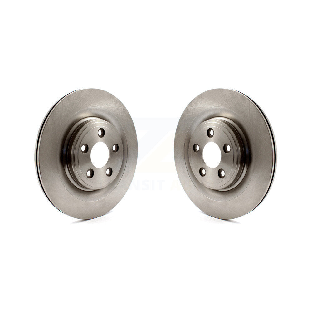 Brake Rotors Rear Pair For Jaguar XF XJ XK S-Type Vanden Plas XKR XJR XJ8 Super