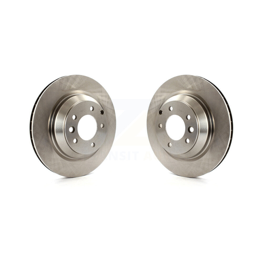 Disc Brake Rotors Rear Pair For Audi Q7 Porsche Cayenne Volkswagen Touareg