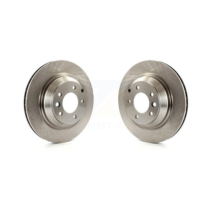 Disc Brake Rotors Rear Pair For Audi Q7 Porsche Cayenne Volkswagen Touareg