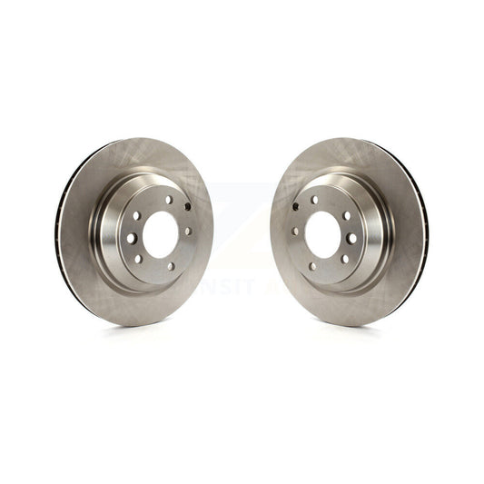 Disc Brake Rotors Rear Pair For Audi Q7 Porsche Cayenne Volkswagen Touareg