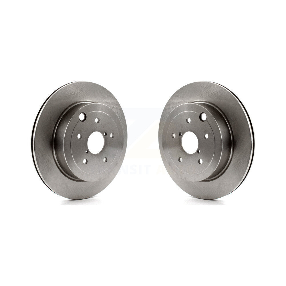 Disc Brake Rotors Rear Pair For Subaru Impreza WRX STI