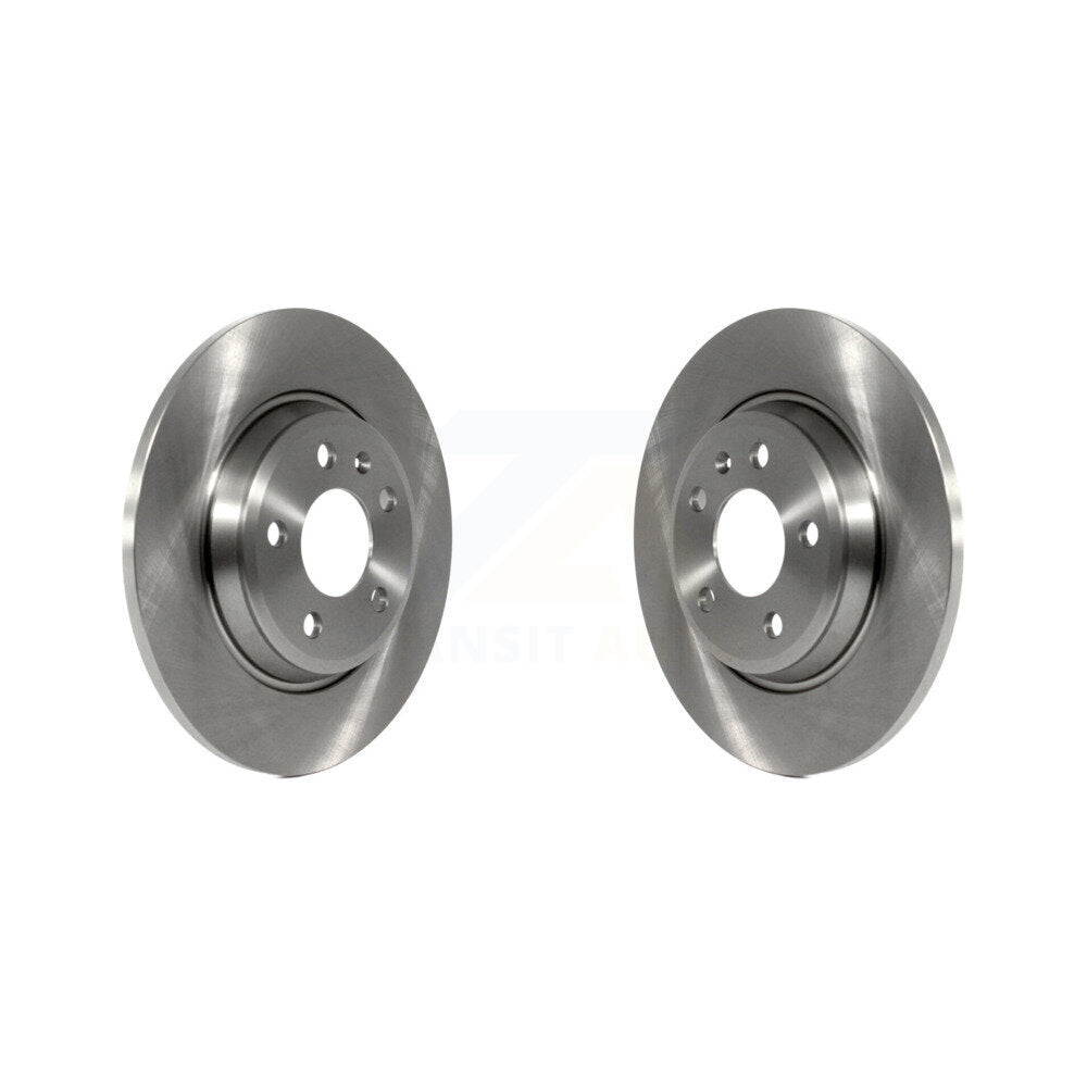 Disc Brake Rotors Rear Pair For Audi Q5 A4 Quattro A5 allroad Sportback A7 A6 S5