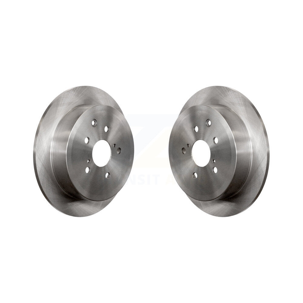 Disc Brake Rotors Rear Pair For Toyota Sienna Highlander Lexus RX350 RX450h