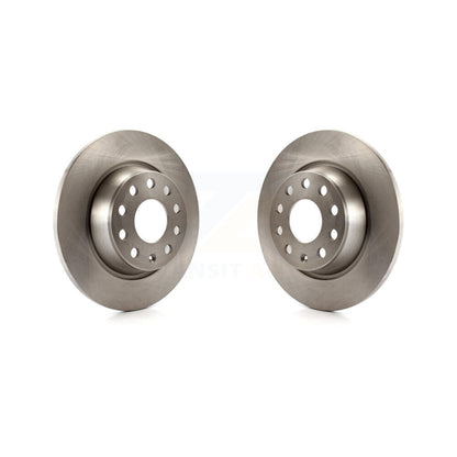Brake Rotors Rear Pair For Volkswagen Tiguan Audi CC Jetta A3 Quattro Q3 Passat