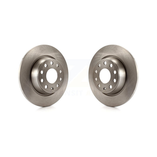Brake Rotors Rear Pair For Volkswagen Tiguan Audi CC Jetta A3 Quattro Q3 Passat