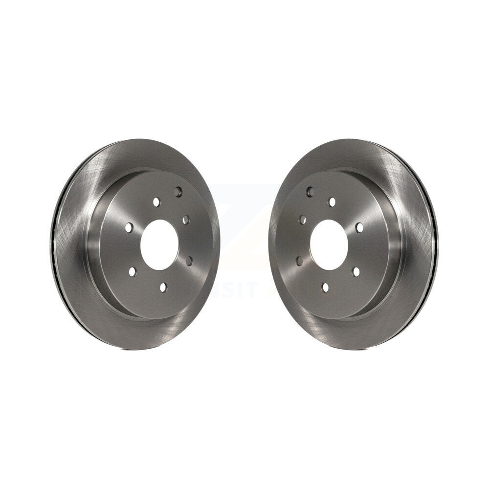 Disc Brake Rotors Rear Pair For INFINITI QX80 Nissan Armada QX56