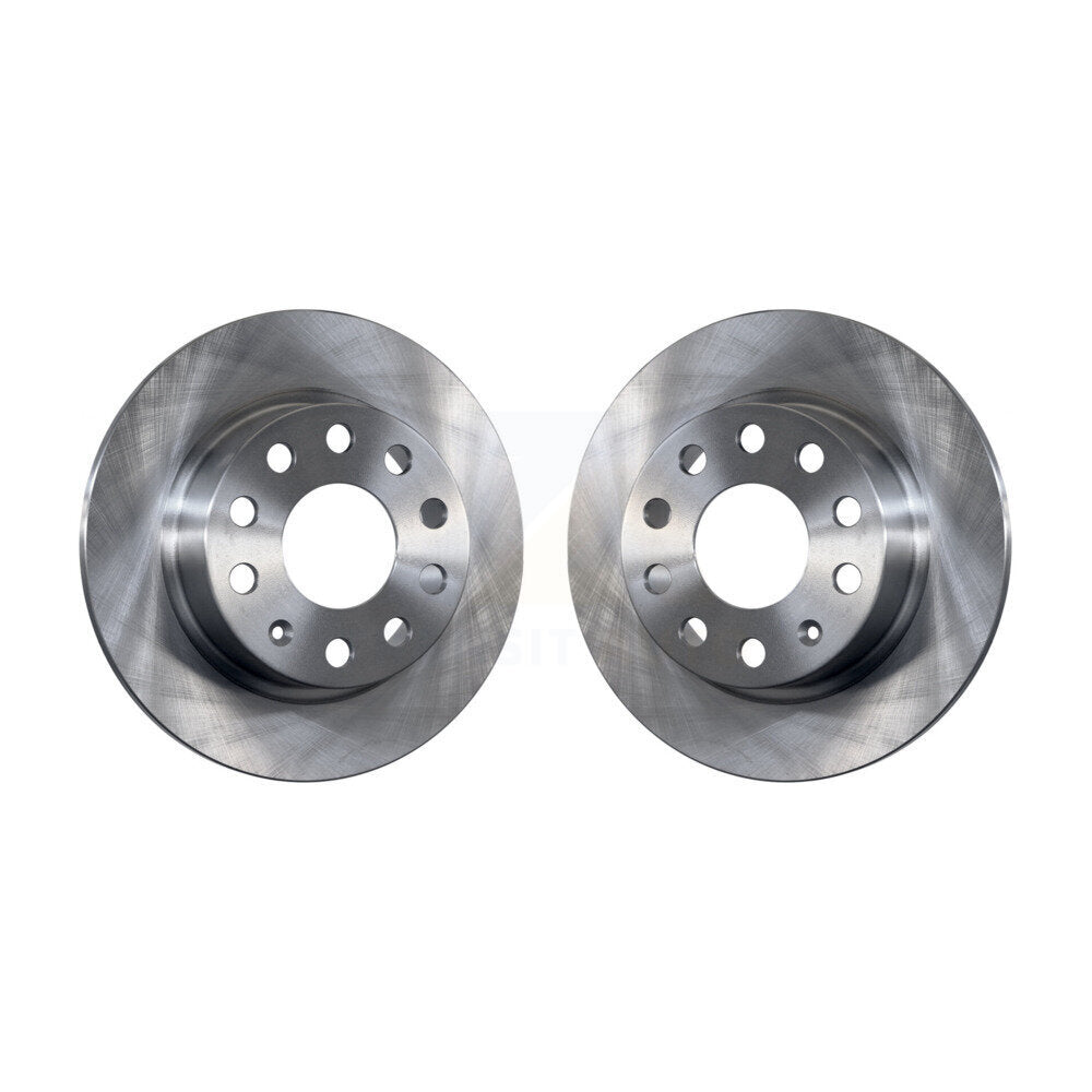 Brake Rotors Rear Pair For Volkswagen Jetta Beetle Golf Alltrack Eos SportWagen