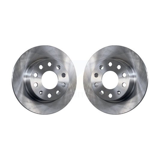 Brake Rotors Rear Pair For Volkswagen Jetta Beetle Golf Alltrack Eos SportWagen