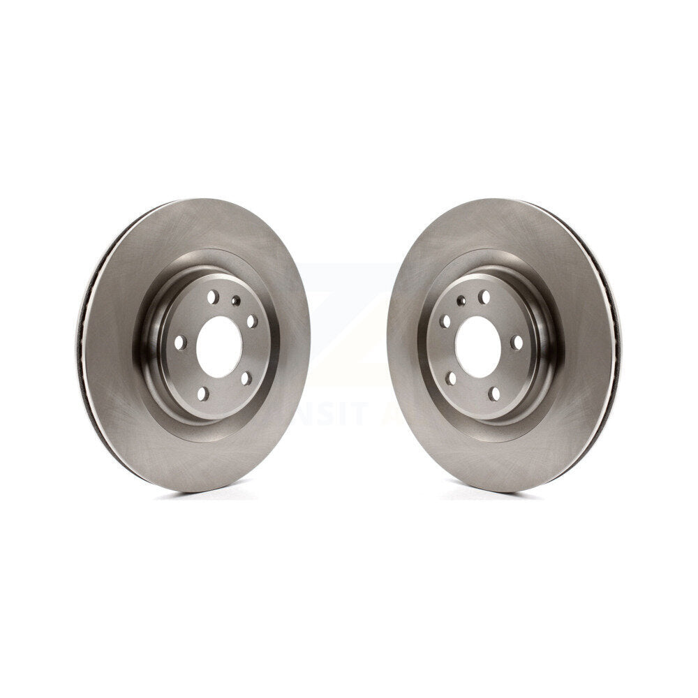Brake Rotor Rear Pair For Audi Q5 Porsche Macan A4 Quattro S5 SQ5 Q7 A5 S4 A6 A7