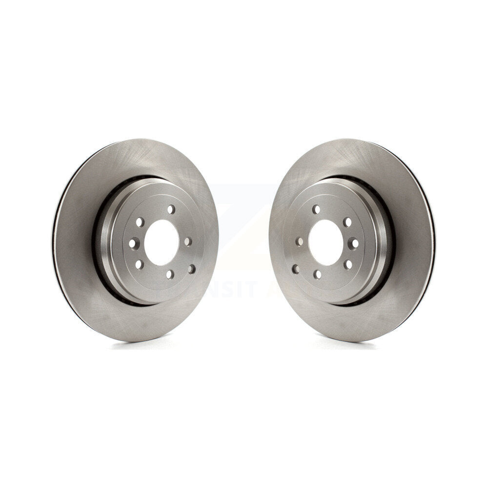 Disc Brake Rotors Rear Pair For 2010-2013 Land Rover Range Sport Supercharged