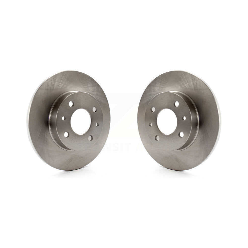 Disc Brake Rotors Rear Pair For Fiat 500