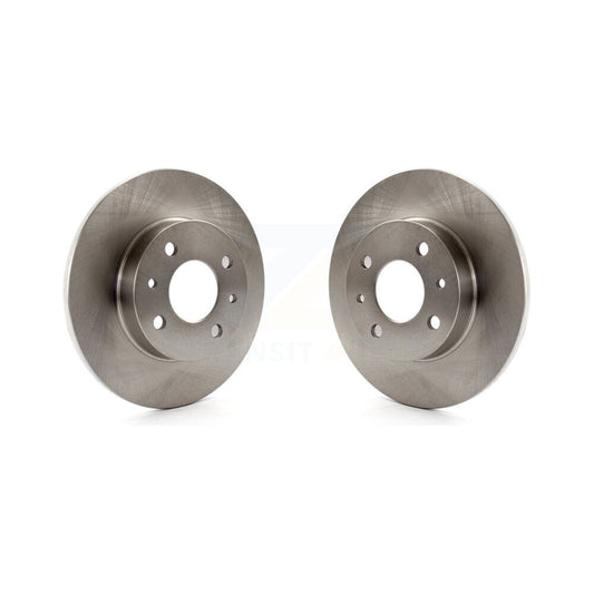 Disc Brake Rotors Rear Pair For Fiat 500