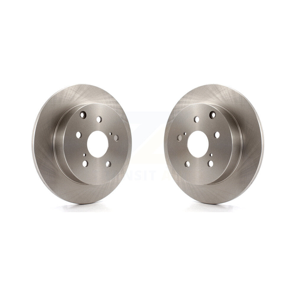 Disc Brake Rotors Rear Pair For Toyota Prius V Mirai
