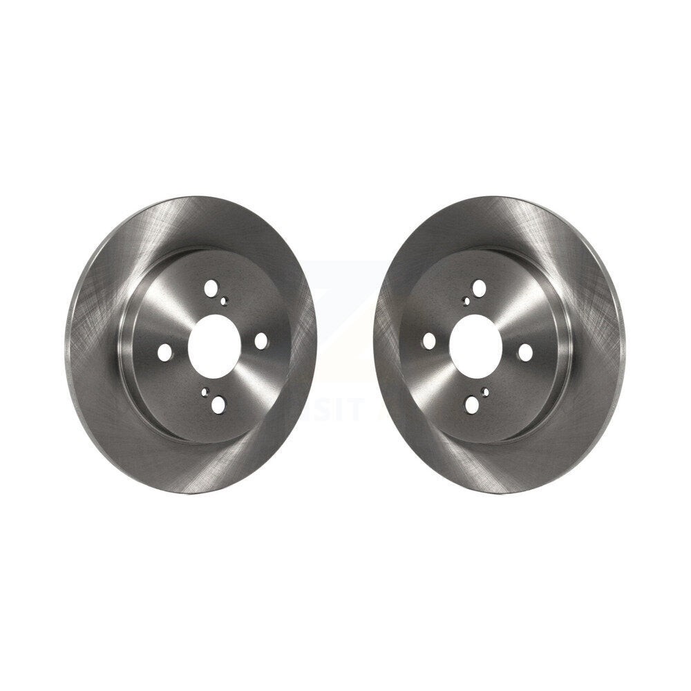 Disc Brake Rotors Rear Pair For 2012-2018 Toyota Yaris