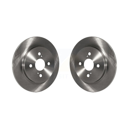 Disc Brake Rotors Rear Pair For 2012-2018 Toyota Yaris