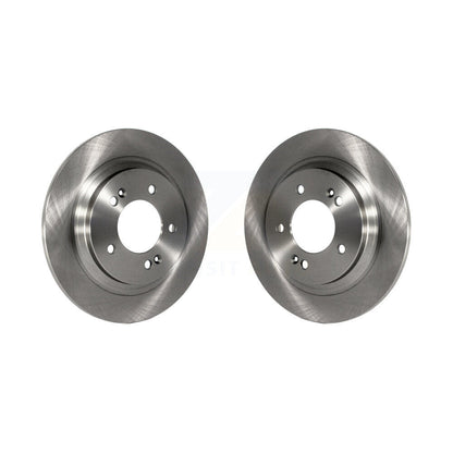 Brake Rotor Rear Pair For Hyundai Kia Sonata Optima Kona Forte5 Elantra GT Ioniq