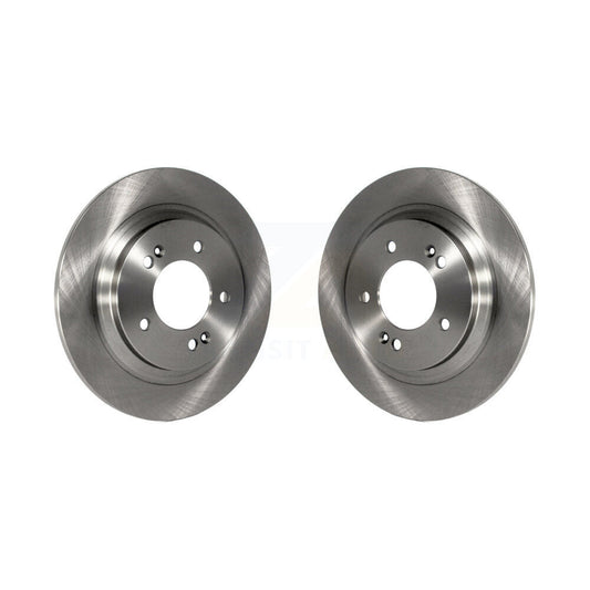 Brake Rotor Rear Pair For Hyundai Kia Sonata Optima Kona Forte5 Elantra GT Ioniq