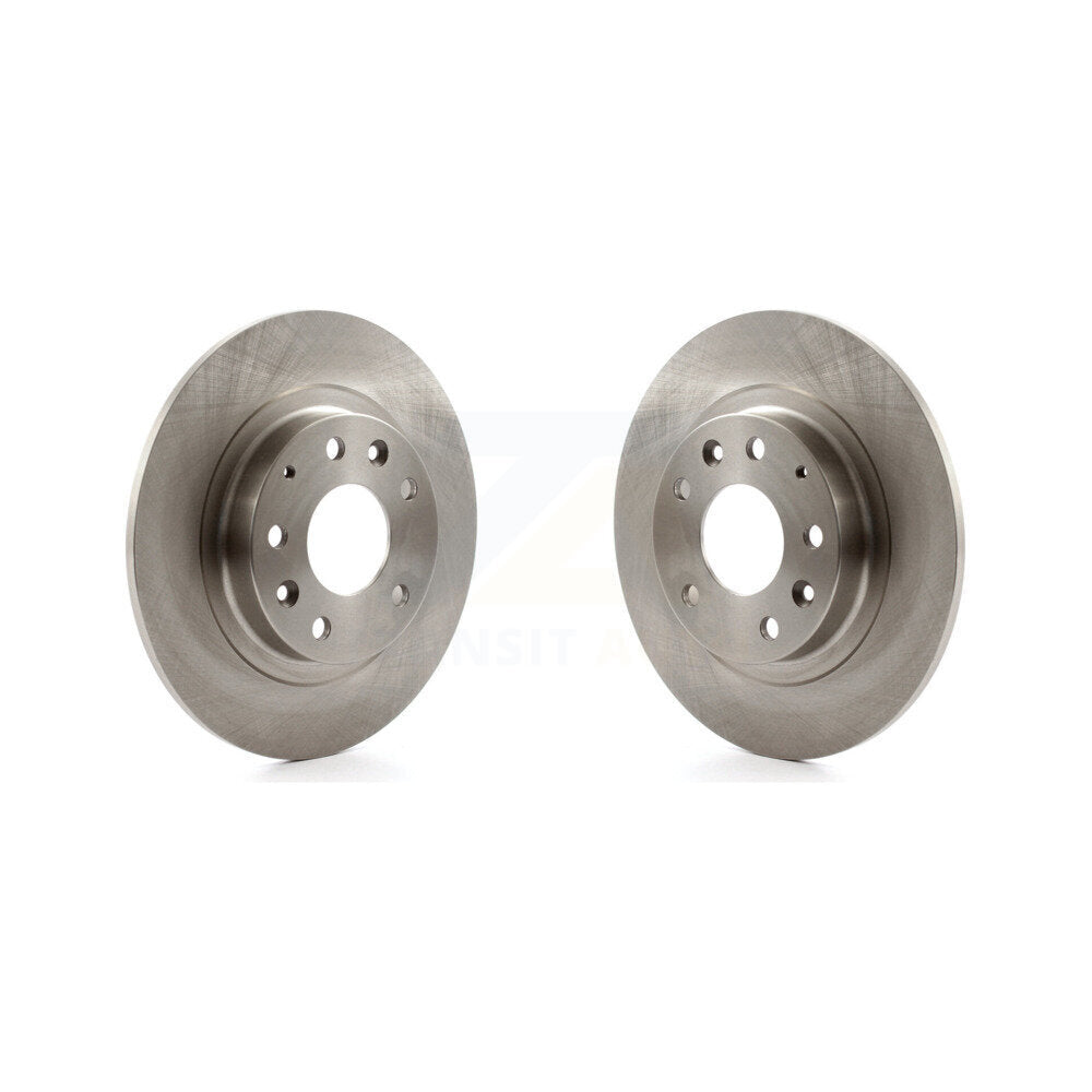 Disc Brake Rotors Rear Pair For 2016-2018 Mazda CX-3
