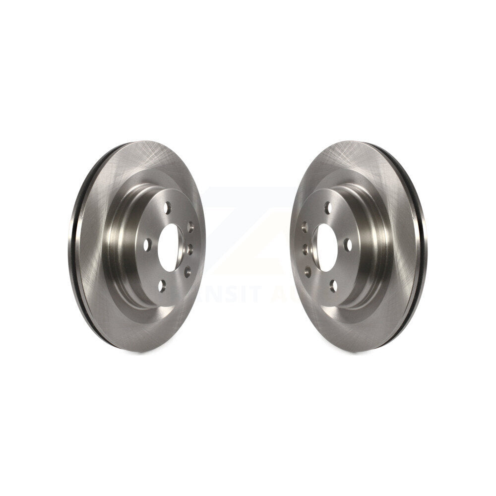 Brake Rotors Rear Pair For BMW X1 Mini Cooper Countryman X2 Clubman 228i xDrive
