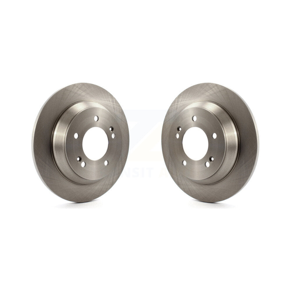 Disc Brake Rotors Rear Pair For 2014-2017 Kia Rondo