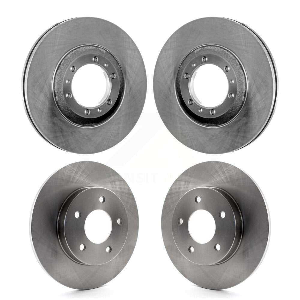 Brake Rotors Front Rear Kit For Cadillac DeVille Eldorado Seville Buick Riviera