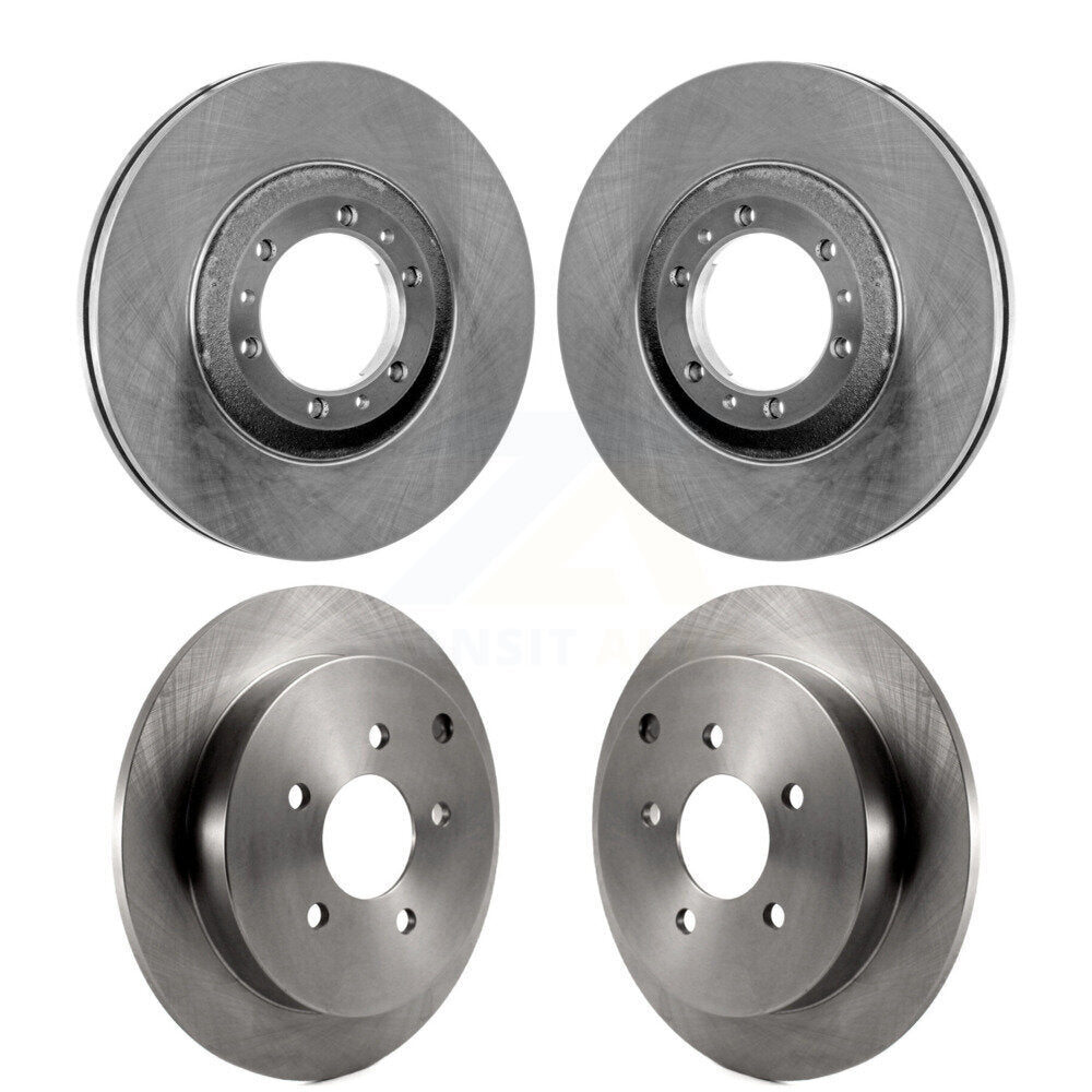 Brake Rotors Front Rear Kit For 02-04 Pontiac Montana FWD with Disc rear brakes