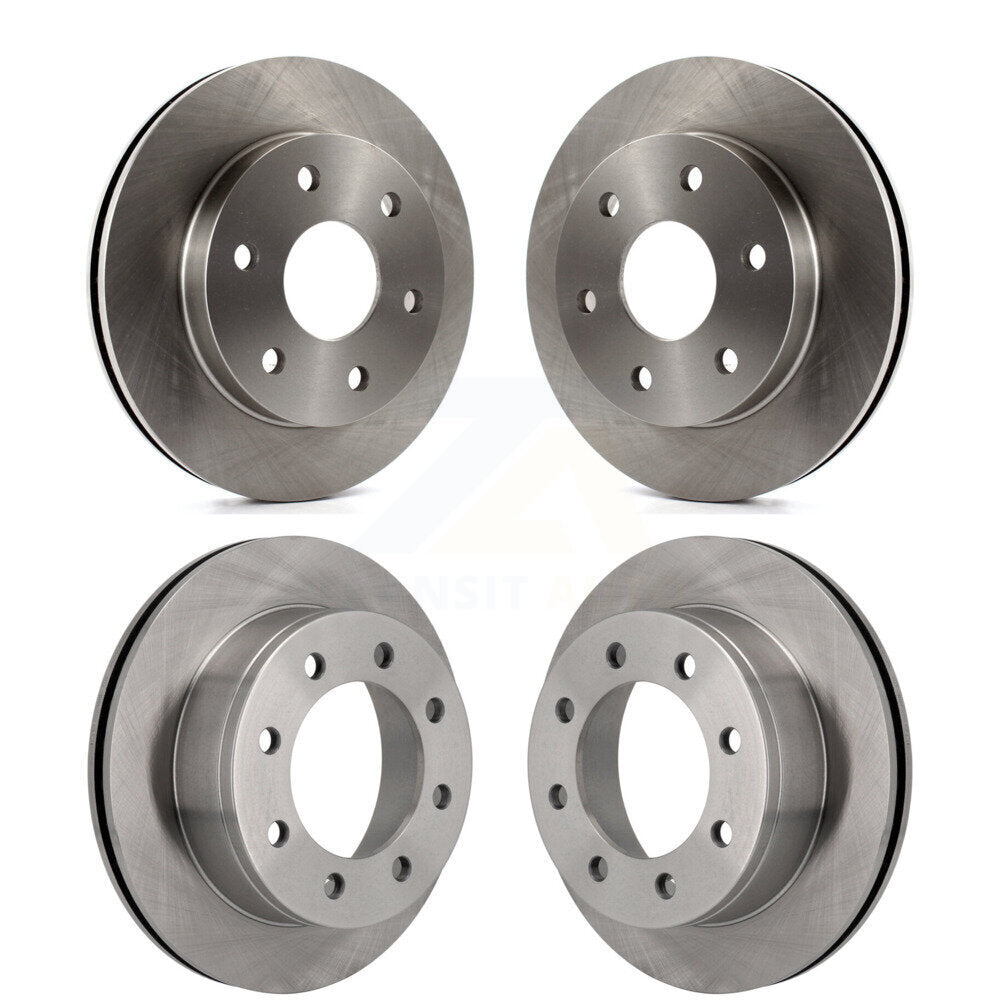Disc Brake Rotors Front Rear Kit For 2006 GMC Savana 2500 With 7300 Lb GVW