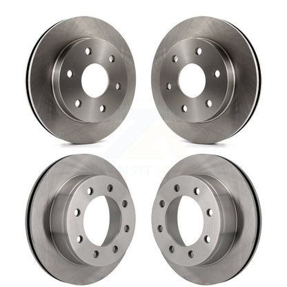 Disc Brake Rotors Front Rear Kit For 2006 GMC Savana 2500 With 7300 Lb GVW