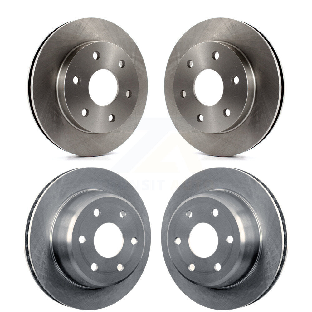 Brake Rotors Front Rear Kit For Chevrolet GMC Silverado 1500 Sierra Avalanche XL