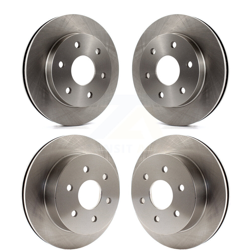 Disc Brake Rotors Front Rear Kit For GMC Savana 2500 Chevrolet Express