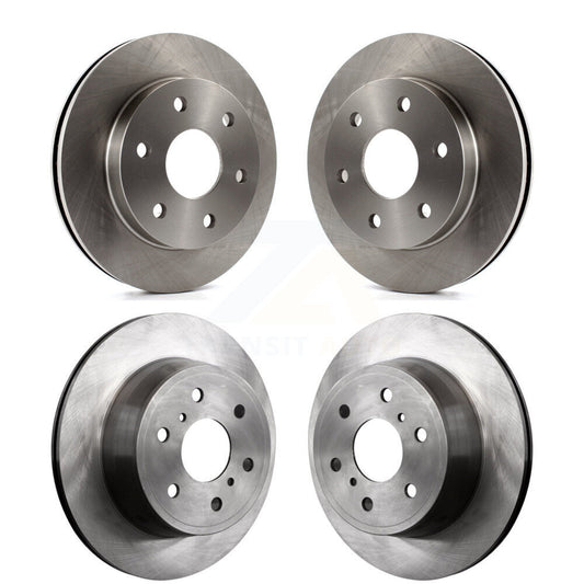 Brake Rotors Front Rear Kit For 2007 GMC Chevrolet Silverado 1500 Sierra Classic