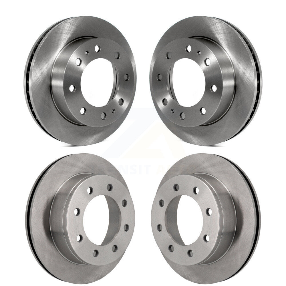 Brake Rotors Front Rear Kit For GMC Chevrolet Sierra 2500 HD Silverado Savana XL