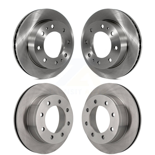 Brake Rotors Front Rear Kit For GMC Chevrolet Sierra 2500 HD Silverado Savana XL