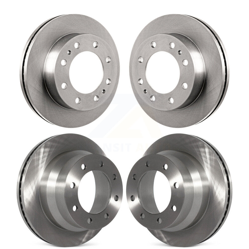 Disc Brake Rotors Front Rear Kit For Chevrolet Express 4500 GMC Savana